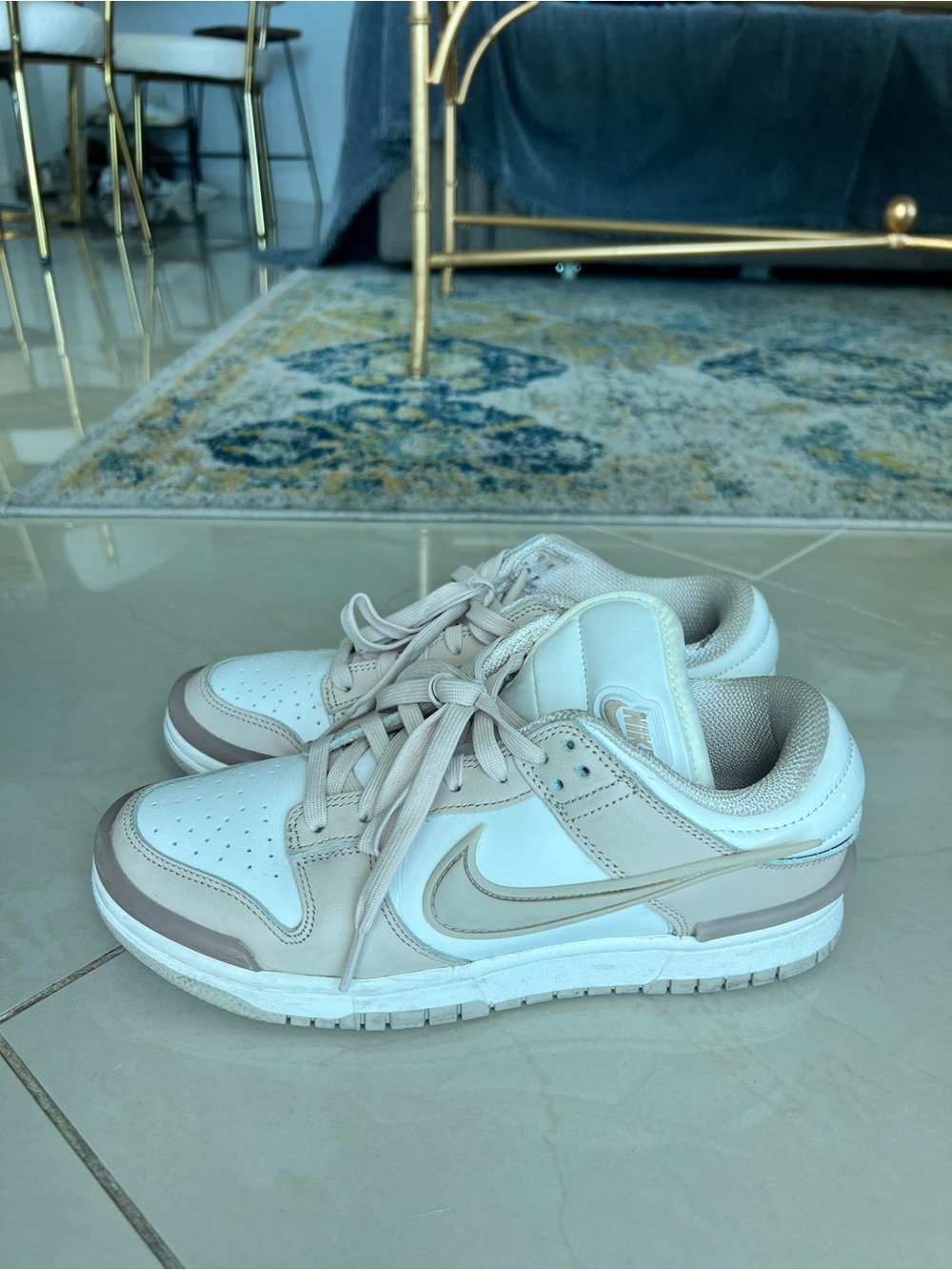 Nike Dunk Low Next Nature White Beige Taupe Women’s Size 8